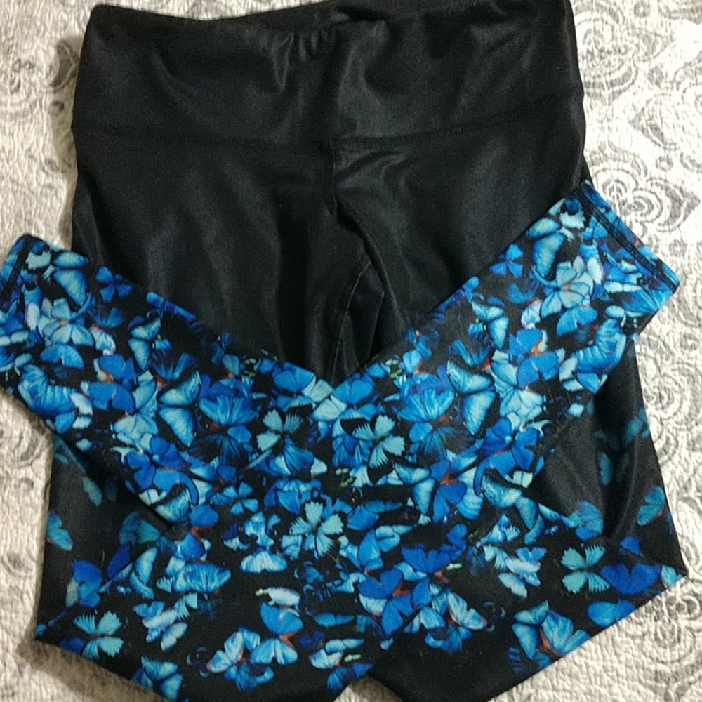 Alo Leggings - Blue Butterflies